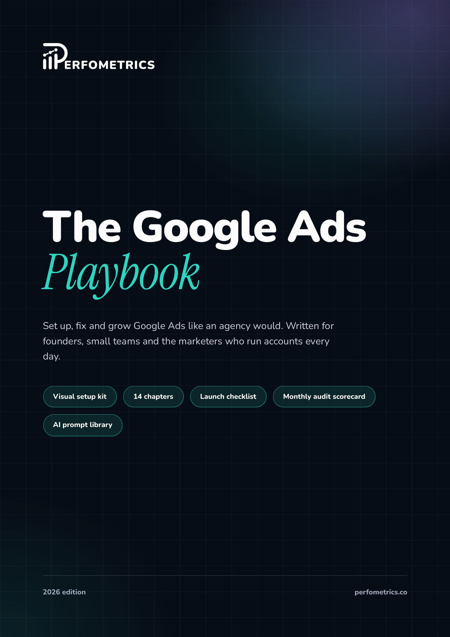 Google Ads Playbook 2026 Edition